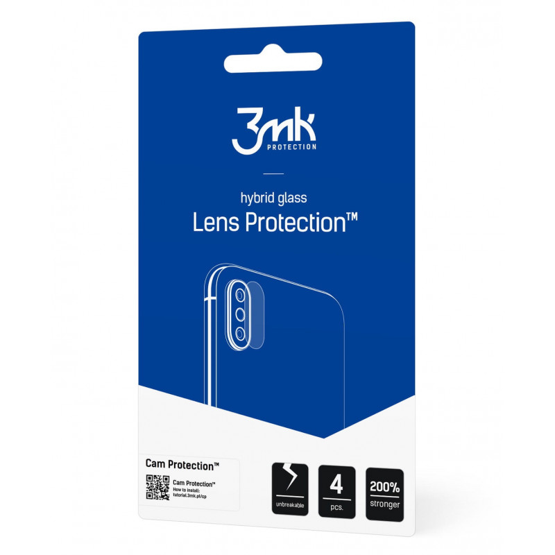 3MK Lens Protect Xiaomi Redmi 10 2022 fotoaparato objektyvo apsauga (4 vnt.)