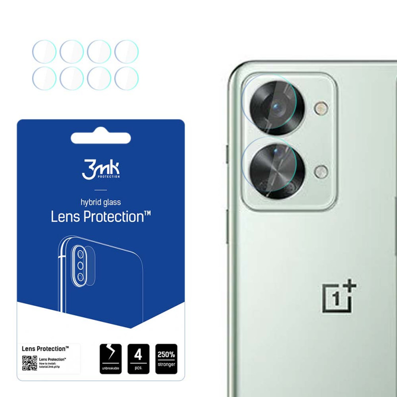 3MK Lens Protection OnePlus Nord 2T fotoaparato objektyvo apsauga (4 vnt.)