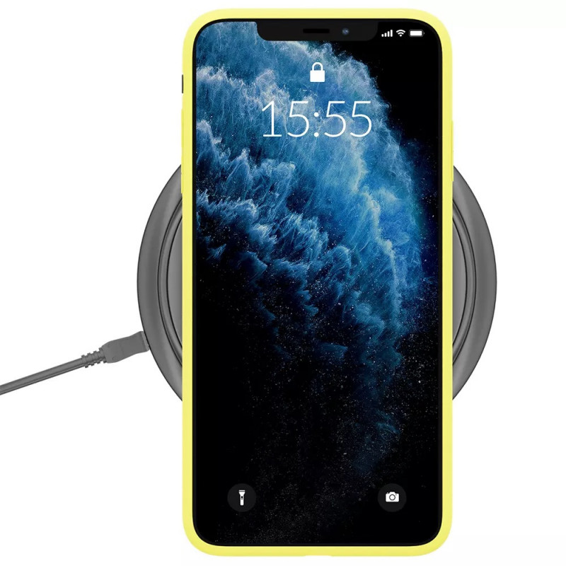 3MK Matt Case Apple iPhone 14 telefonų dėklas, lime green