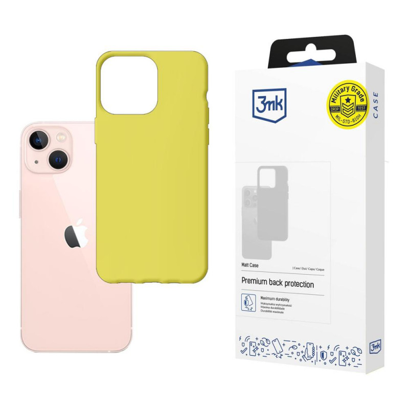 3MK Matt Case 3MK4036, skirta Apple iPhone 14 Plus / 15 Plus, laimo spalvos