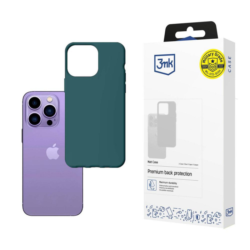 3MK Matt Case 3MK4043, skirta Apple iPhone 14 Pro, žalia