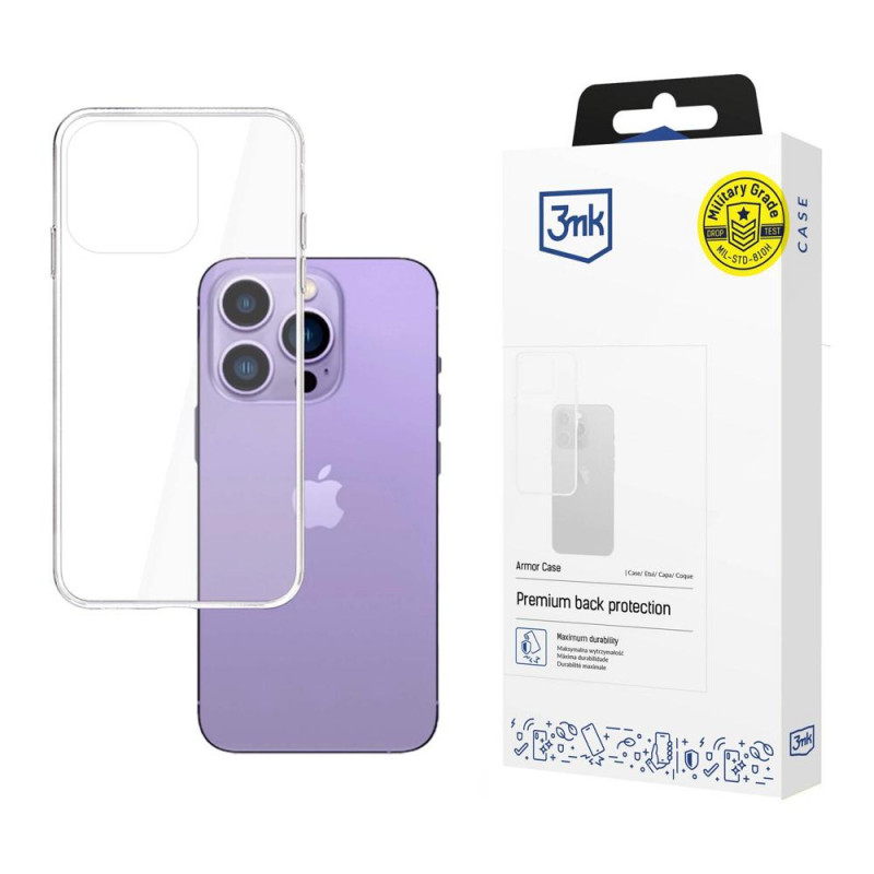 3MK Armor Case 3MK4014, skirta Apple iPhone 14 Pro Max, permatomas