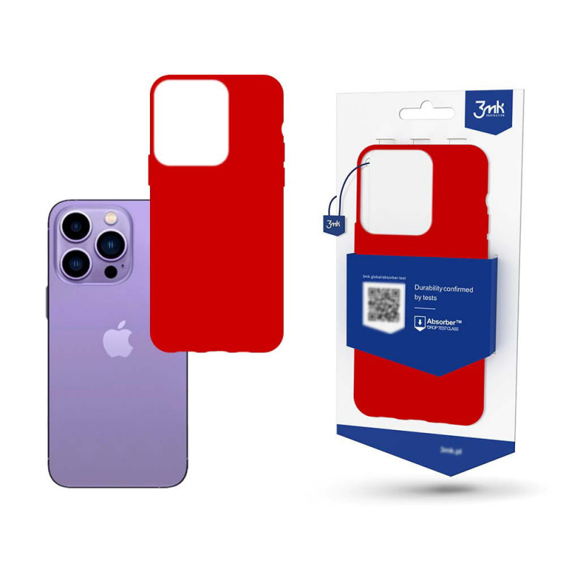 3MK Matt Case 3MK4050, skirta Apple iPhone 14 Pro Max, raudona