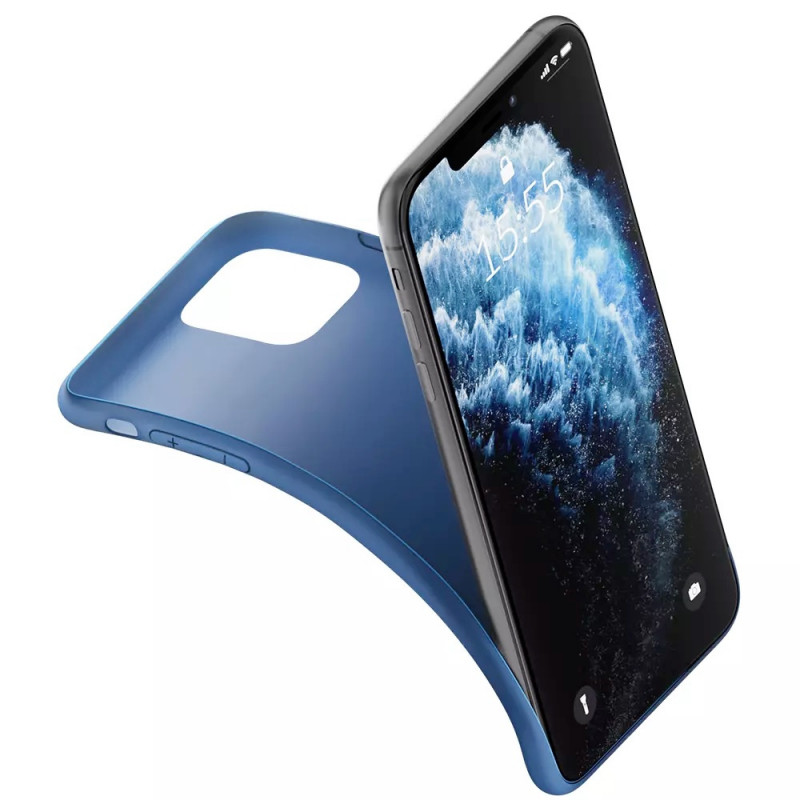3MK Matt Case, skirtas Apple iPhone 14 Pro Max, mėlynas