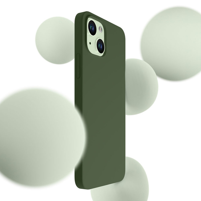 3MK Hardy Case MagSafe skirtas Apple iPhone 15 Plus / 14 Plus, alpine green