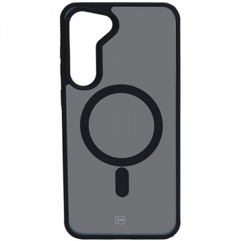3MK Smoke MagCase su MagSafe, skirta Samsung Galaxy S23 5G, juodas