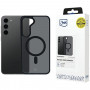 3MK Smoke MagCase su MagSafe, skirta Samsung Galaxy S24, pusiau permatomas