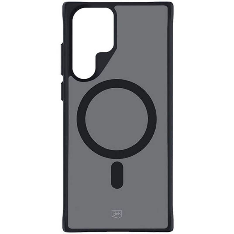 3MK Smoke MagCase su MagSafe, skirta Samsung Galaxy S22 Ultra 5G, pusiau permatomas