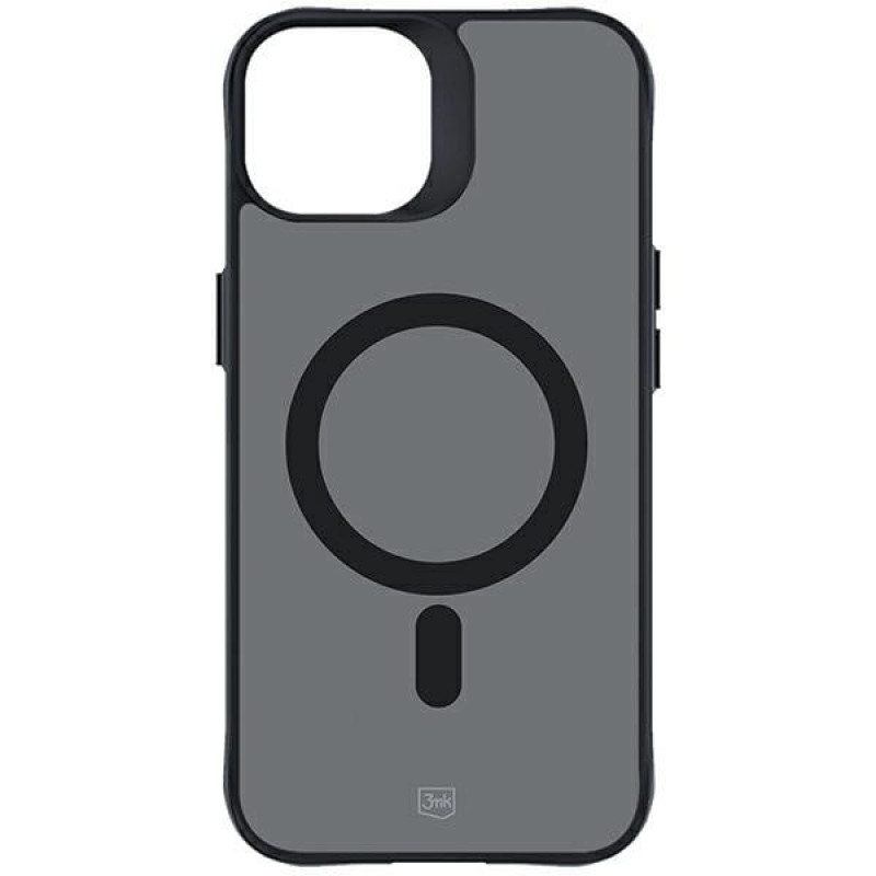 3MK Smoke MagCase su MagSafe, skirta Apple iPhone 15, pusiau permatomas
