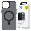 3MK Smoke MagCase su MagSafe, skirta Apple iPhone 13 / 14, pusiau permatomas