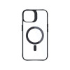 3MK Satin Armor MagCase su MagSafe, skirta Apple iPhone 13 / 14, permatomas su juodu rėmeliu (156075-0)