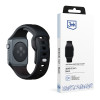 3mk silikoninis laikrodžio dirželis Apple Watch 38/40/41 mm, juodas