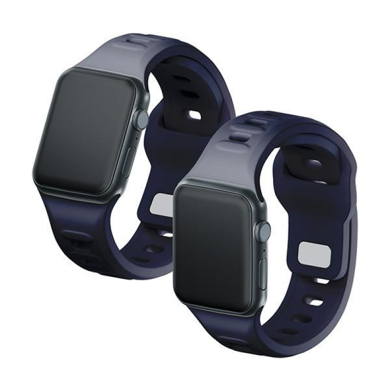 3mk silikoninis laikrodžio dirželis Apple Watch 38/40/41 mm, pilkas