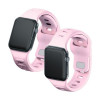 3mk silikoninis laikrodžio dirželis, skirtas Apple Watch 38/40/41 mm, powder pink