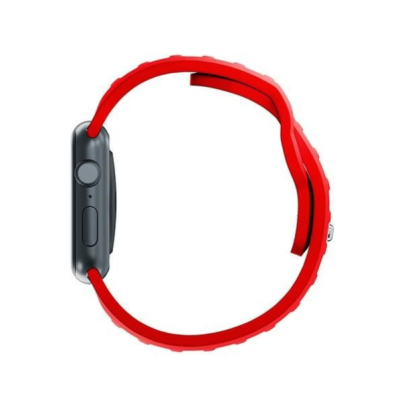 3mk silikoninis laikrodžio dirželis Apple Watch 38/40/41 mm, raudonas