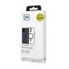 3MK Satin Armor MagCase su MagSafe, skirta Apple iPhone 15, permatomas su juodu rėmeliu
