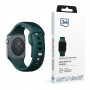 3mk silikoninis laikrodžio dirželis Apple Watch 42/44/45/49 mm, evergreen
