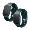 3mk silikoninis laikrodžio dirželis Apple Watch 42/44/45/49 mm, evergreen