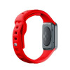 3mk silikoninis laikrodžio dirželis Apple Watch 42/44/45/49 mm, raudonas