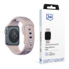 3mk silikoninis laikrodžio dirželis Apple Watch 42/44/45/49 mm, pink-beige / latte