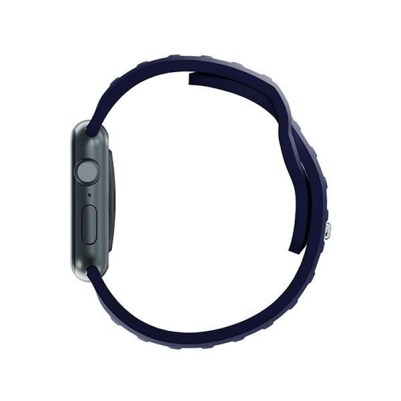 3mk silikoninis laikrodžio dirželis, skirtas Apple Watch 42/44/45/49 mm, ocean blue
