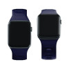 3mk silikoninis laikrodžio dirželis, skirtas Apple Watch 42/44/45/49 mm, ocean blue