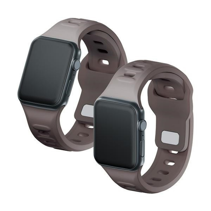 3mk silikoninis laikrodžio dirželis Apple Watch 42/44/45/49 mm, taupe
