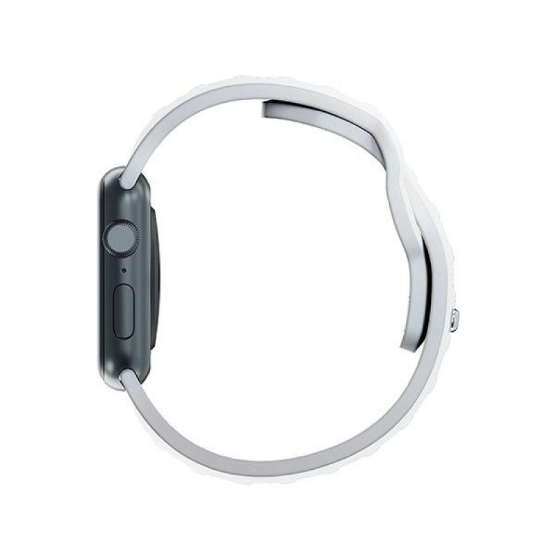 3MK silikoninė laikrodžio apyrankė, skirta Apple Watch 4/5/6/7/8/9/SE/Ultra, 42/44/45/49 mm, balta