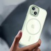 Tech-Protect MagMat MagSafe Apple iPhone 15 dėklas, žalias/skaidrus