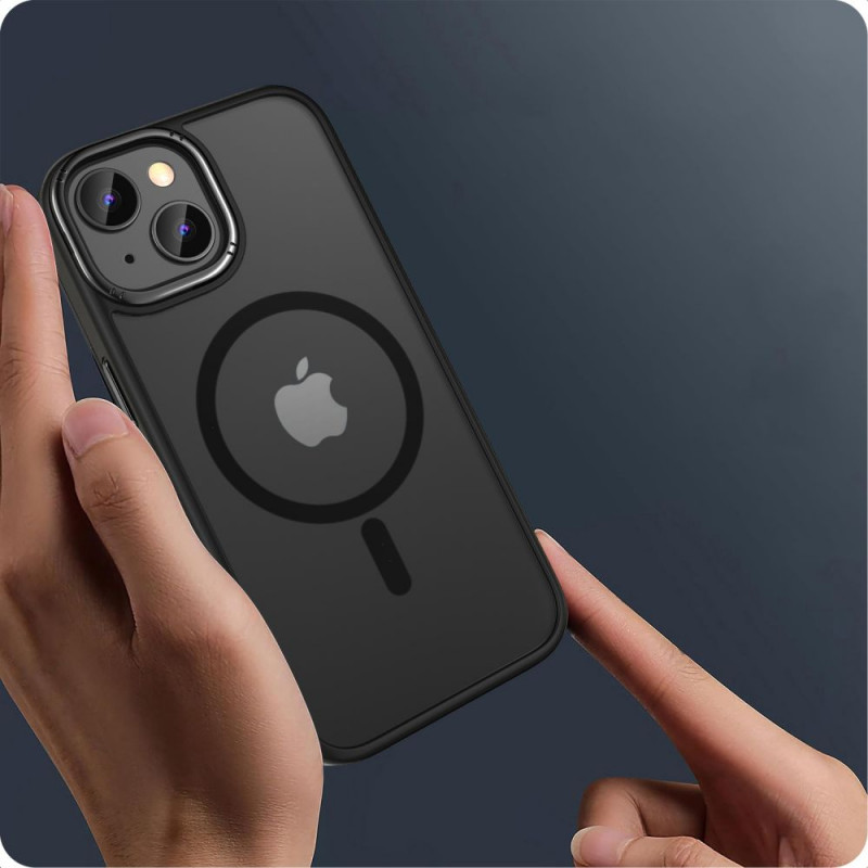 Tech-Protect MagMat 2 MagSafe Apple iPhone 15 dėklas, Matte Black