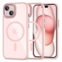 Tech-Protect MagMat MagSafe Apple iPhone 15 dėklas, Pink/Clear