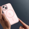 Tech-Protect MagMat MagSafe Apple iPhone 15 dėklas, Pink/Clear