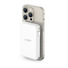 Tech-Protect PB31 LifeMag MagSafe belaidis įkroviklis 10000 mAh, 15 W, baltas