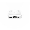 Tech-Protect PB31 LifeMag MagSafe belaidis įkroviklis 10000 mAh, 15 W, baltas
