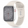 Tech-Protect silikoninis dirželis Apple Watch 4/5/6/7/8/9/SE/10 (38/40/41/42 mm), Starlight