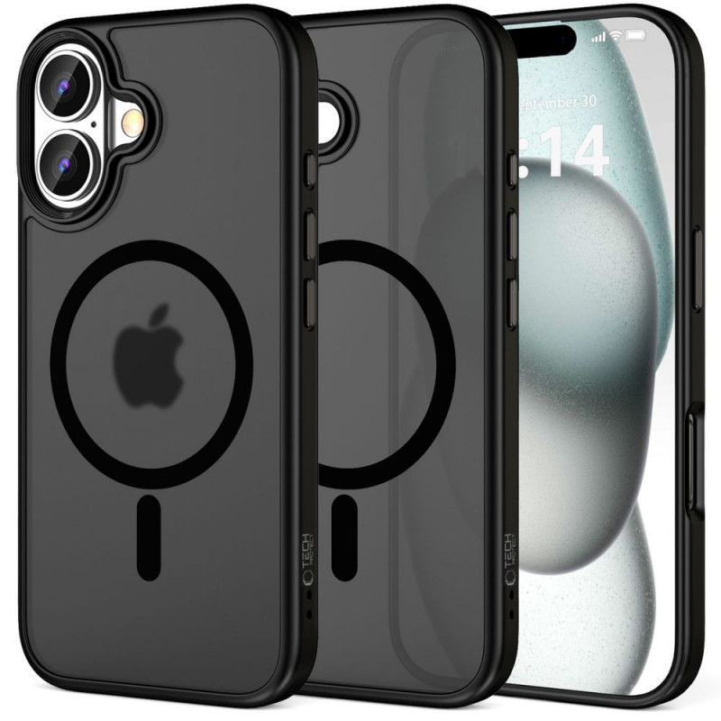 Tech-Protect MagMat MagSafe Apple iPhone 16 dėklas, Matte Black