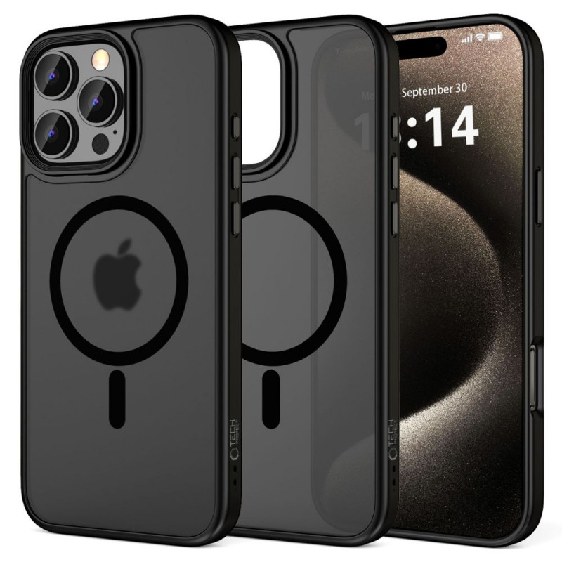 Tech-Protect MagMat MagSafe Apple iPhone 16 Pro Max dėklas, Matte Black