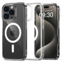 Tech-Protect Flexair Hybrid MagSafe dėklas, skirtas Apple iPhone 16 Pro Max, permatomas