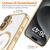 Tech-Protect MagFlex MagSafe dėklas, skirtas Apple iPhone 16, Shiny Gold