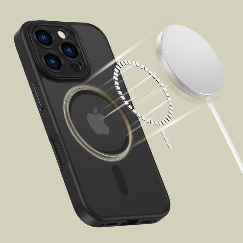 Tech-Protect MagCam MagSafe dėklas, skirtas Apple iPhone 16 Pro, matinis juodas
