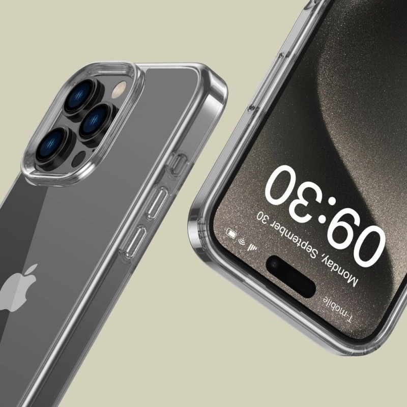 Tech-Protect Flexair Hybrid dėklas, skirtas Apple iPhone 16 Pro Max, permatomas