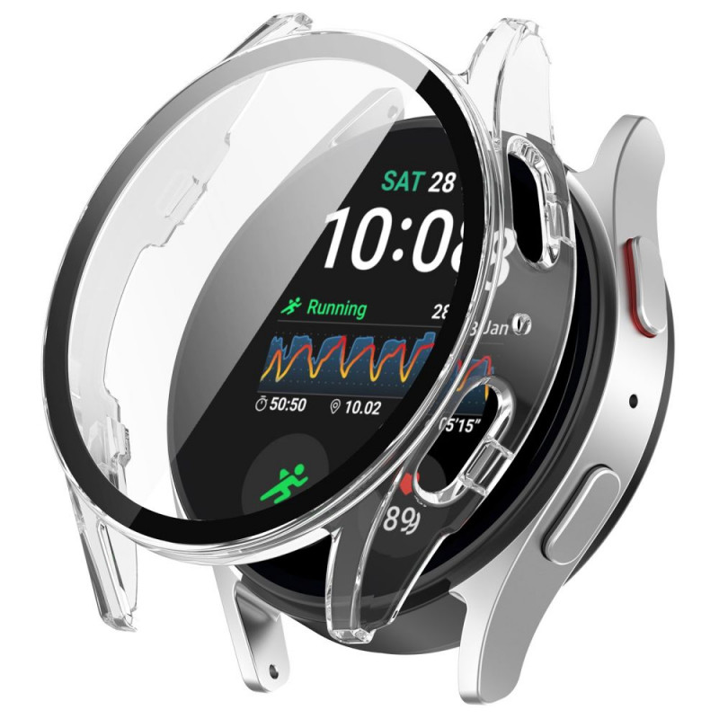 Tech-Protect Defense360 dėklas, skirtas Samsung Galaxy Watch 7, 40 mm, skaidrus