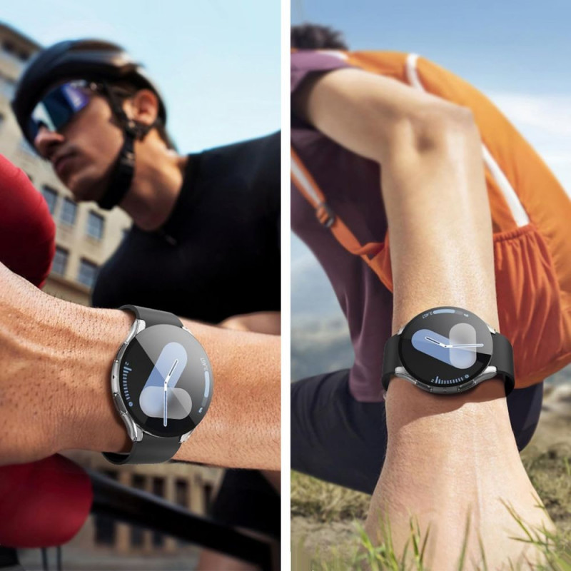Tech-Protect Defense360 dėklas, skirtas Samsung Galaxy Watch 7, 40 mm, skaidrus