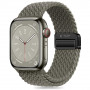 Tech-Protect Nylonmag dirželis, skirtas Apple Watch 4/5/6/7/8/9/SE/Ultra 1/2, 42/44/45/49 mm, Olive Grey