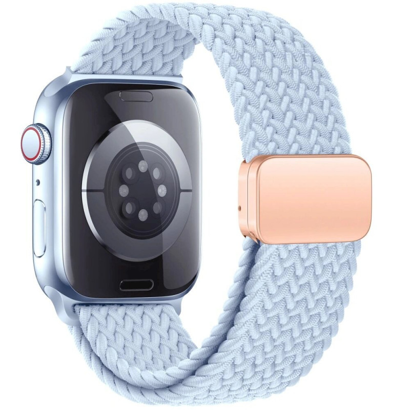 Tech-Protect Nylonmag apyrankė, skirta Apple Watch 4/5/6/7/8/9/SE/10, 38/40/41/42 mm, Baby Blue