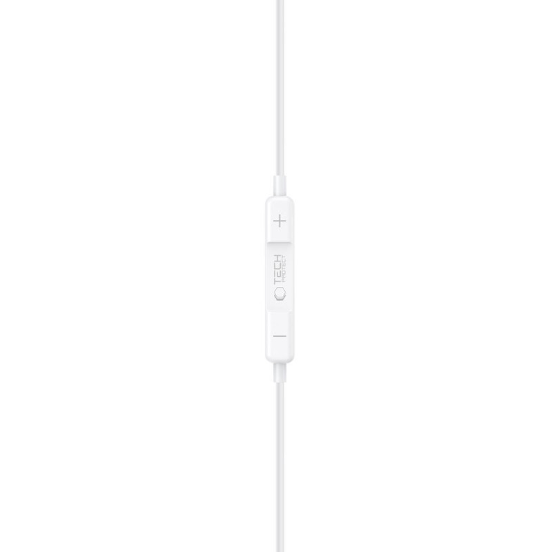 Tech-Protect Ultraboost Core G3 Mini Jack 3.5 mm laidiniai ausinukai, balti