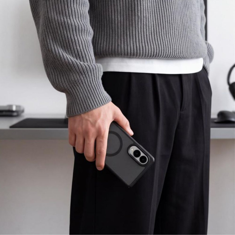 Tech-Protect Magmat MagSafe dėklas, skirtas Samsung Galaxy Z Fold 8, matinė juoda