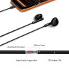Tech-Protect Ultraboost Core G4 Mini Jack 3,5 mm laidiniai ausinukai, juodi