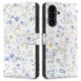 Tech-Protect dėklas su pinigine, skirtas Samsung Galaxy A17 / A18 / A26 4G / 5G, Spring Flowers