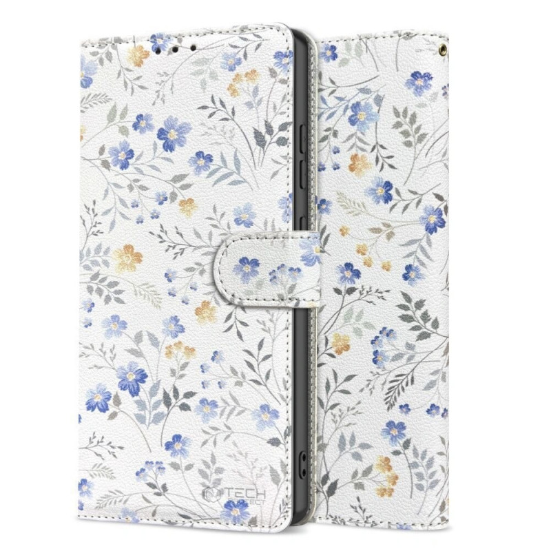 Tech-Protect dėklas su pinigine, skirtas Samsung Galaxy A17 / A18 / A26 4G / 5G, Spring Flowers